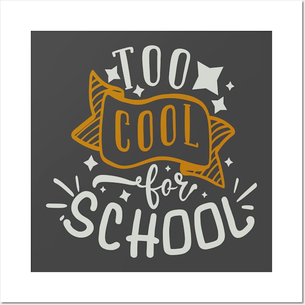 Too Cool For School Wall Art by Fox1999